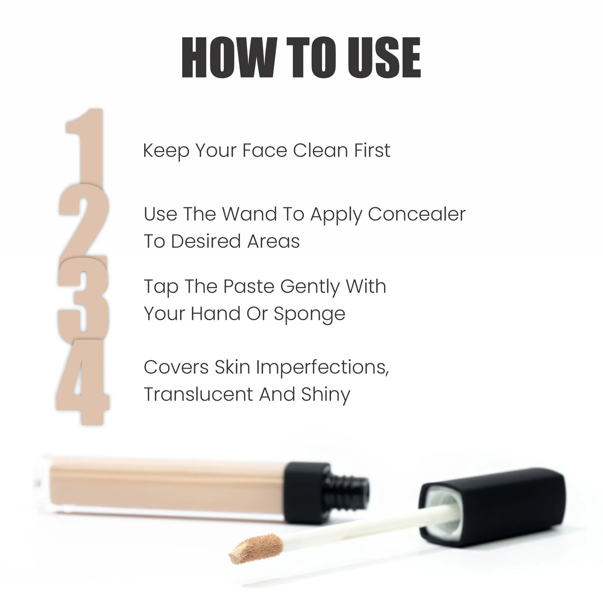 V3L  Full Coverage Liquid Concealer -04