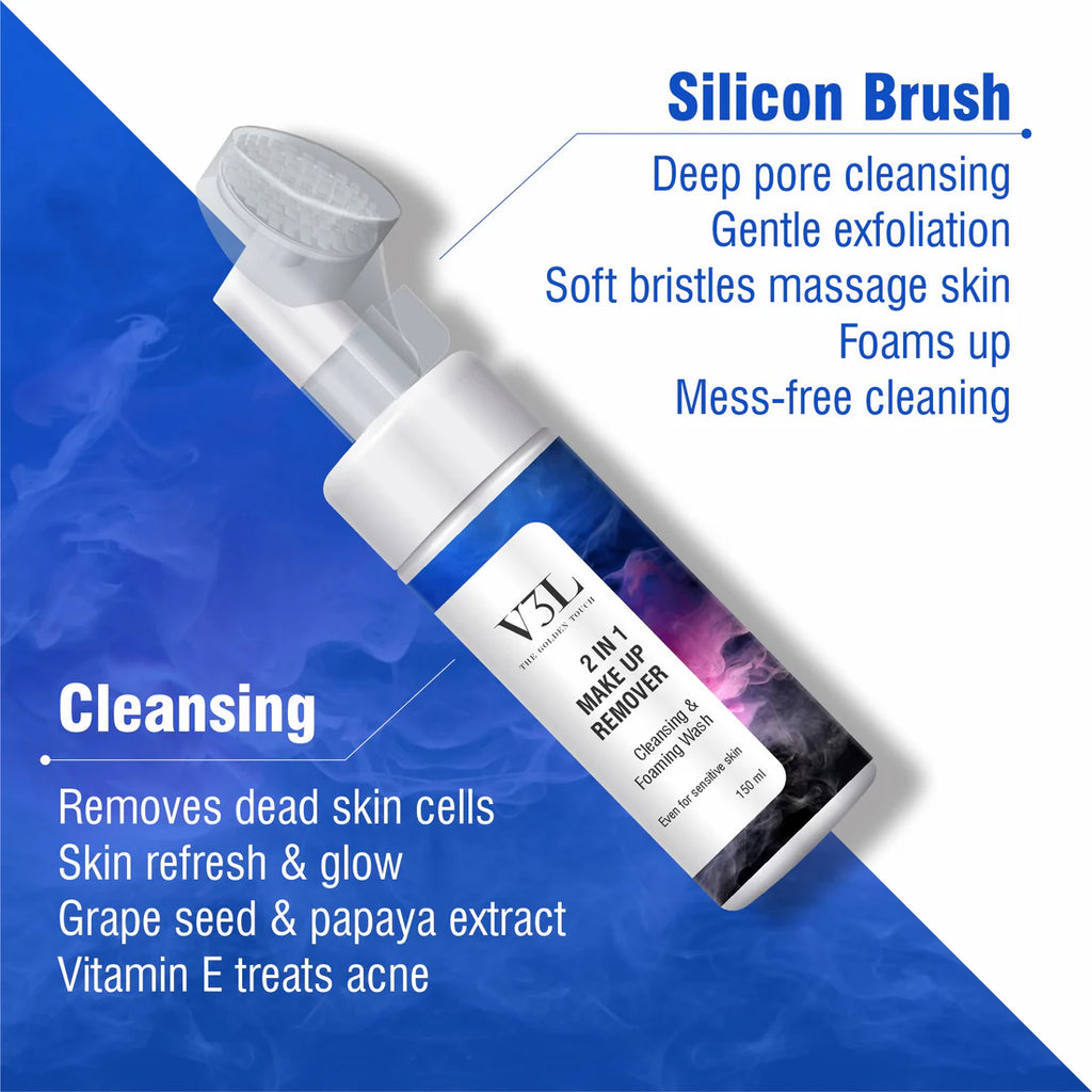 V3L 2 in 1 MAKEUP REMOVER CLEANSING-150ml