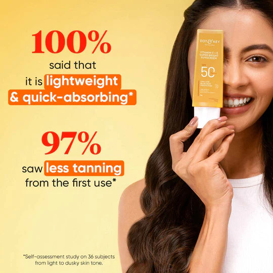 DOT AND KEY-Vitamin C + E Sunscreen, SPF 50+ PA++++
