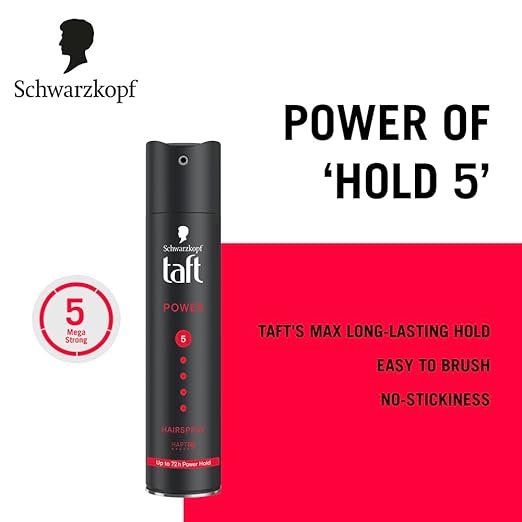 taft hair spray black -hold 5-250ml
