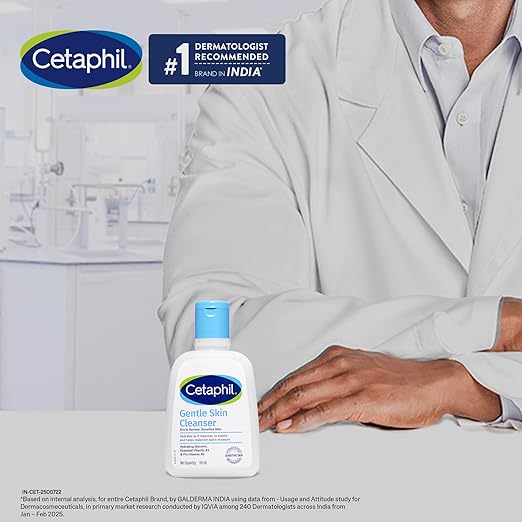 Cetaphil Gentle Skin Hydrating Face Wash 118ml, Paraben Free, Sulphate-Free Gentle Skin Hydrating Cleanser with Niacinamide, Vitamin B5 for Dry to Normal, Sensitive Skin