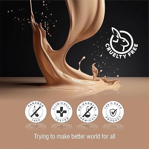 V3L Pro Matte Foundation is a lightweight, high-coverage foundation designed for normal to oily skin.