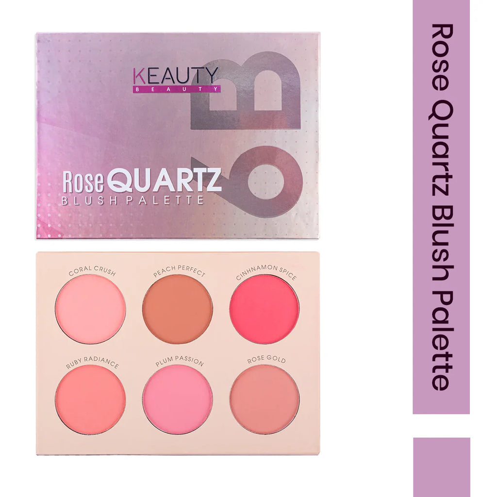 Keauty Beauty Rose  Quartz Blush Palette