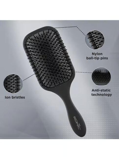 IKONIC Paddle Big Hair Brush - Black