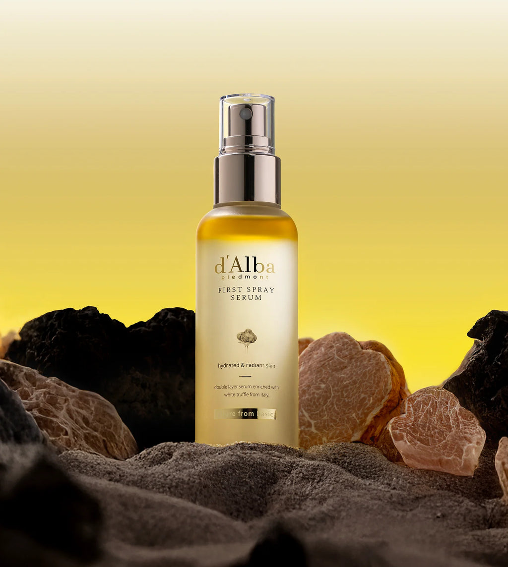 dAlba piedmont White Truffle First Spray Serum, Vegan, Non Comedogenic, Face Moisturizer (100ml)