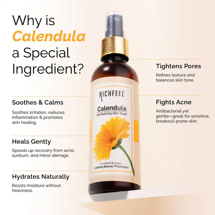 Richfeel Calendula Revitalizing Skin Toner 80 ml