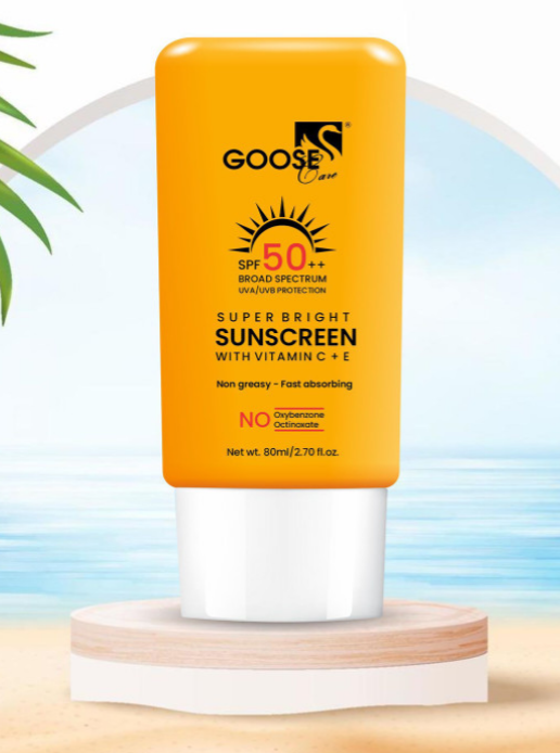 Goose Care SPF50+++ Sunscreen With Vitamin E & C - 80 ml