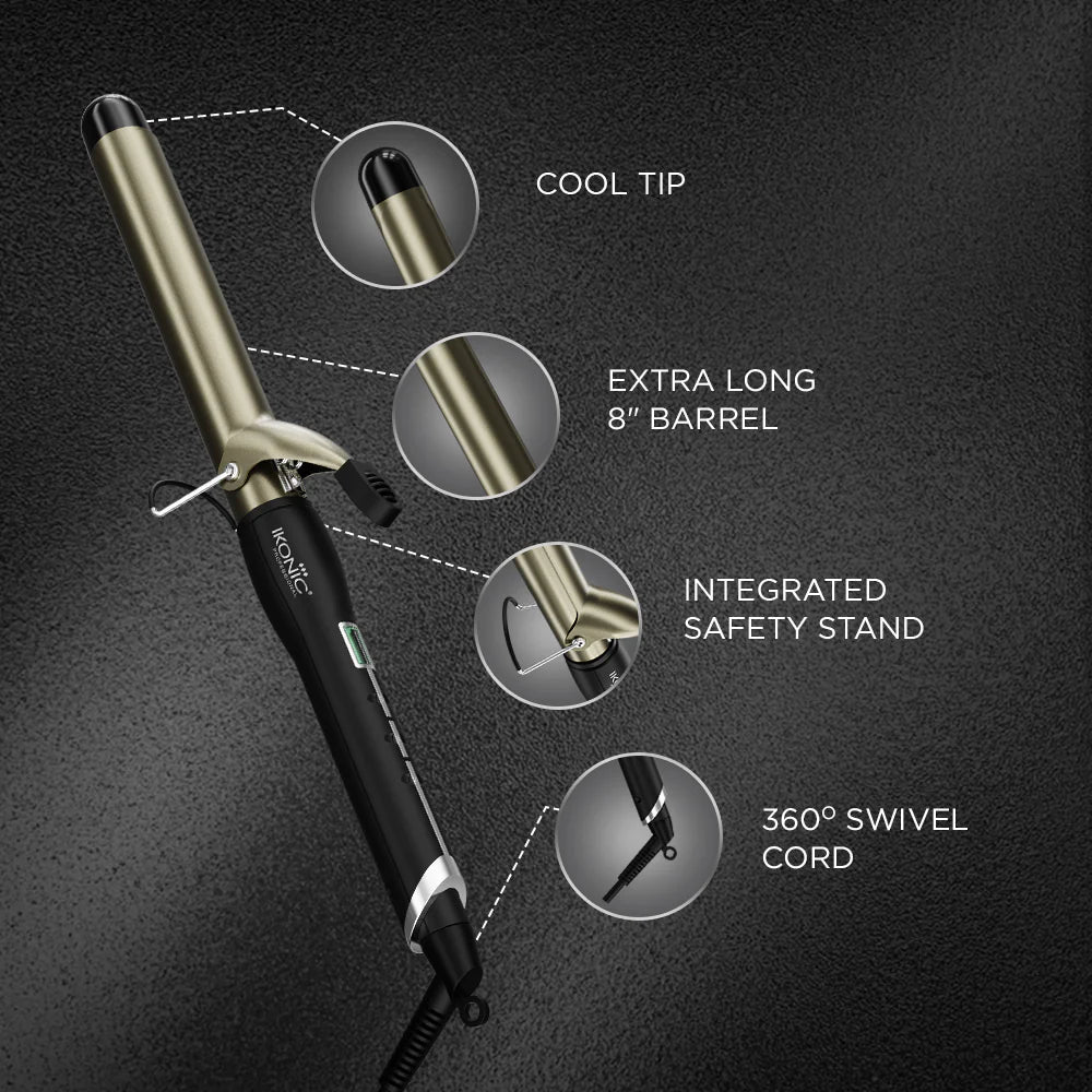 Ikonic Professional Curling Tong Hair Curler- 28mm