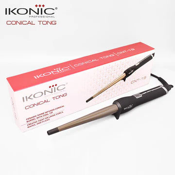 Ikonic Professional Conical Tong Hair Curler- cnt-19
