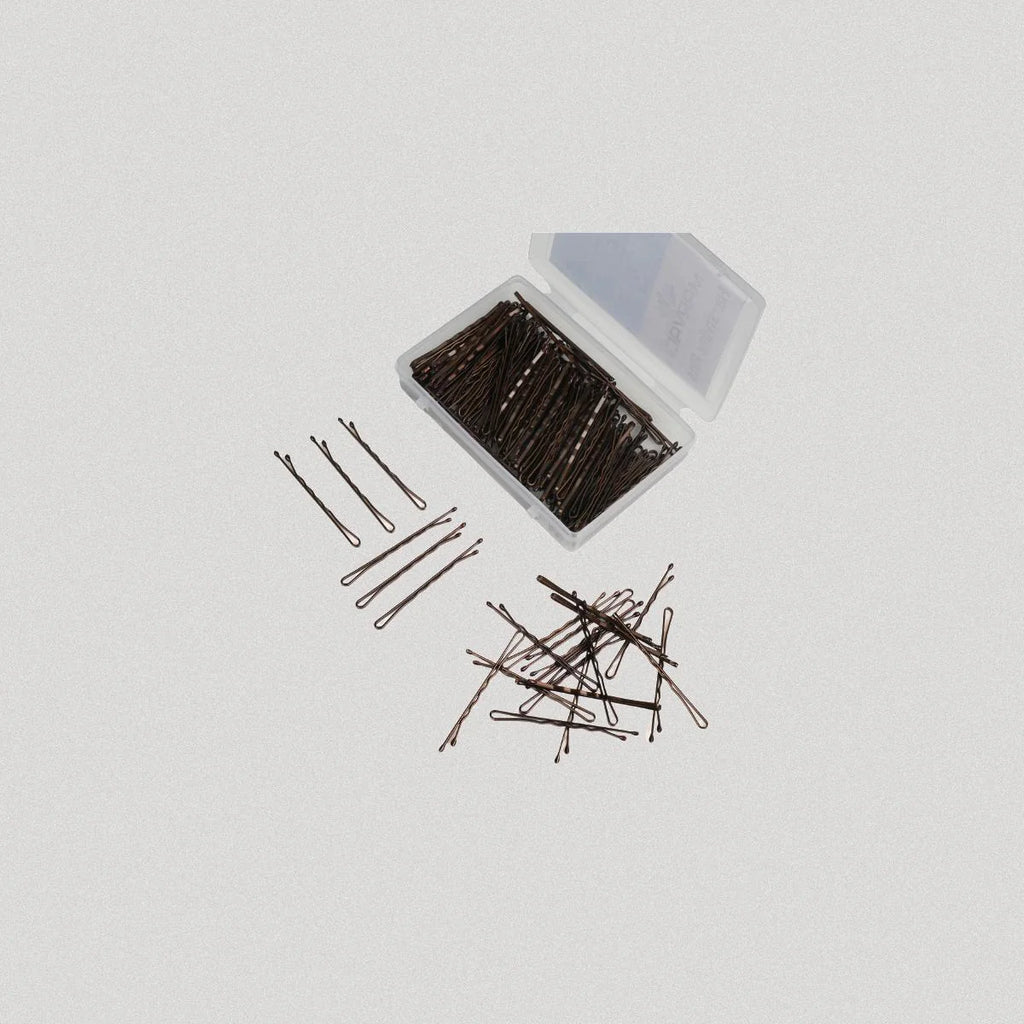 Marvac Bob Pins No.4 Black Small 135g Strong Hold Hair Pins