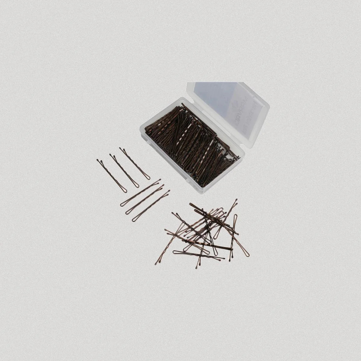 Marvac Bob Pins No.4 Black Small 135g Strong Hold Hair Pins