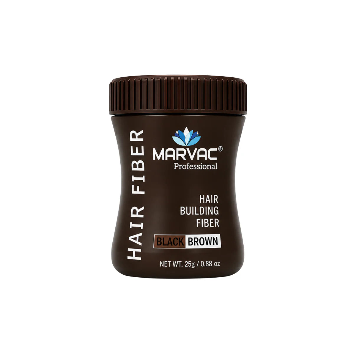 Marvac Hair Fiber Powder Brown 13.5g - Instant Hair Thickening