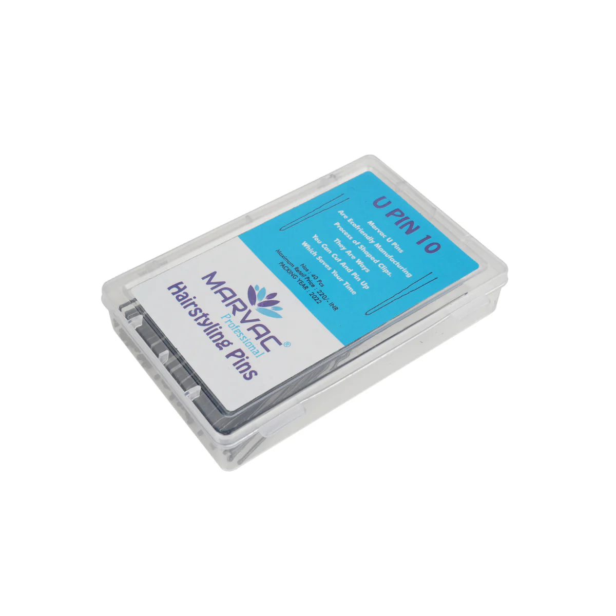 Marvac U Pins No.10 40pcs - Heavy Duty Hair Pins