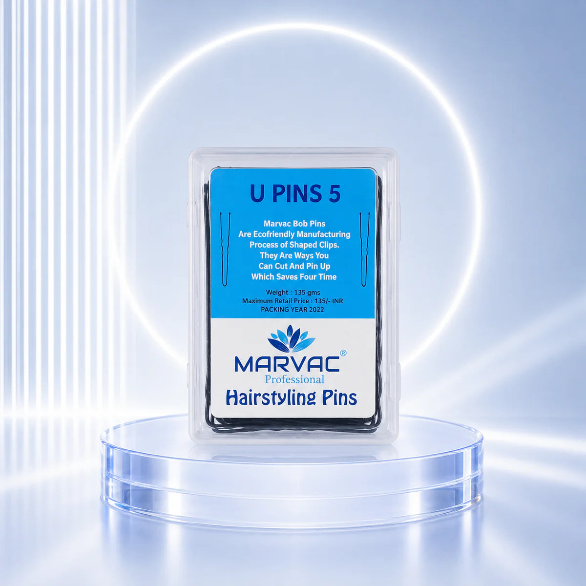 Marvac U Pin No.5 135g - Strong Hold Hair Pins
