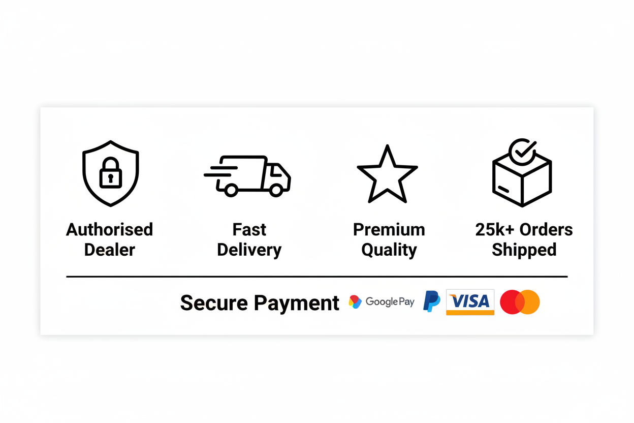 Trust Badge with GPay and PhonePe